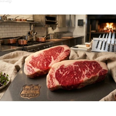 BT02 美國極佳級PRIME牛西冷扒(約200g/碟±10%，SKINPACK)***暑期優惠價HK$103.00/塊***